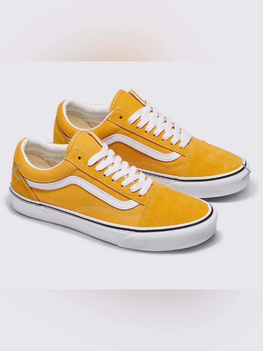 Vans Old Skool Sneakers in Ochre Yellow Womens Sz 6
